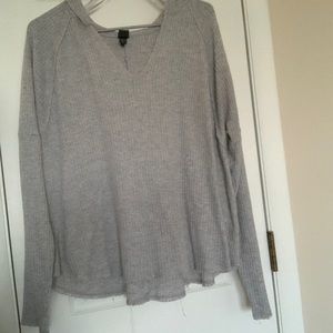 Distressed Wild Fable Waffle Hoodie